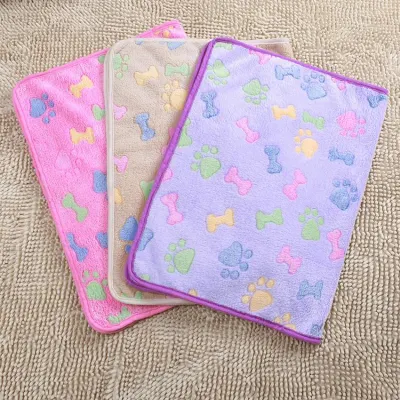 Funda de cama suave y cálida de lana para gatos Manta esponjosa y transpirable